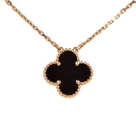 van cleef and arpels clover necklace replica|four leaf clover expensive necklace.